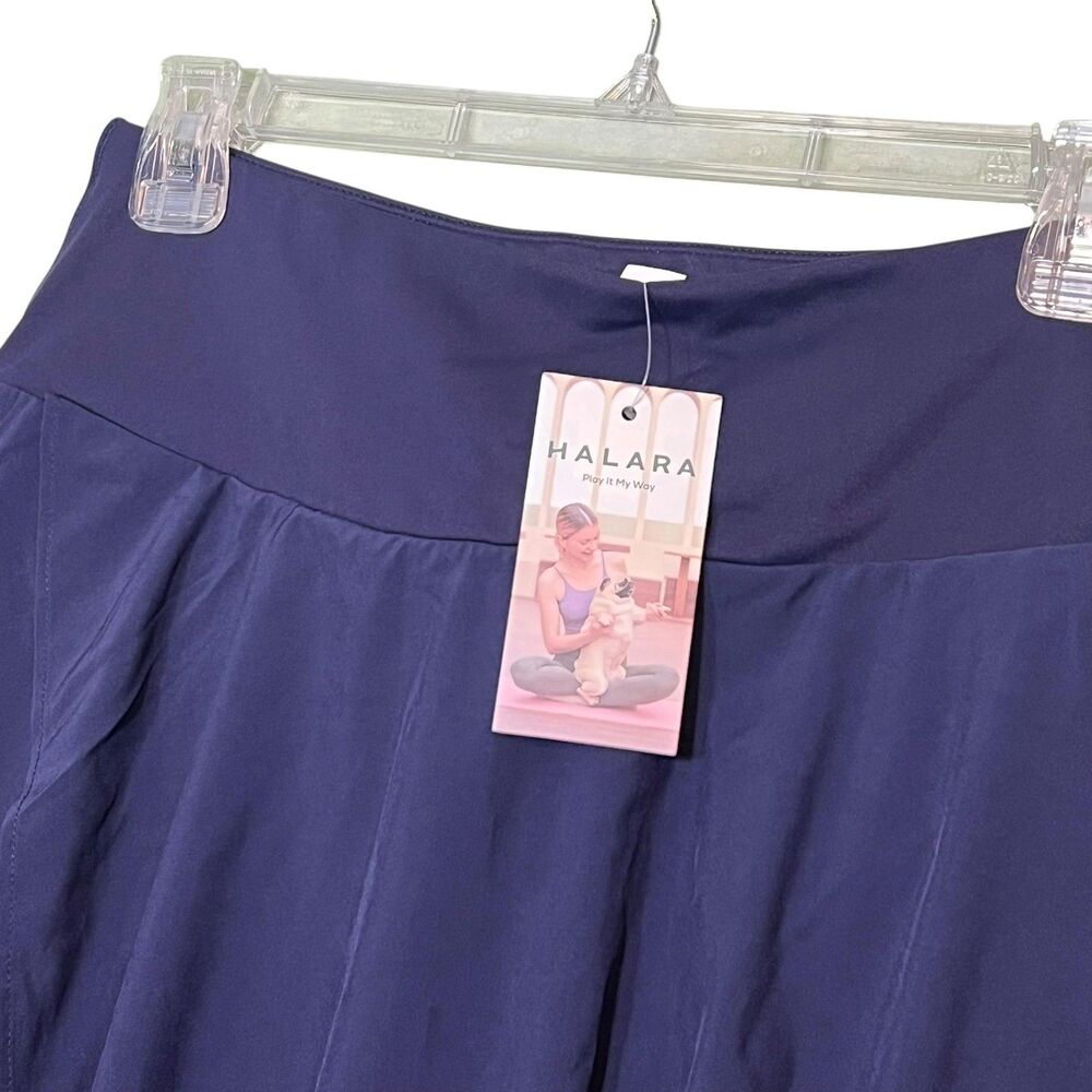 Halara Wrap Skirt Women's Small Blue Hi Low Maxi Built In Shorts Resort Cruise - Picture 4 of 13